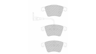Placute frana fata Volkswagen Multivan 5 (7hm, 7hn, 7hf, 7ef, 7em, 7en), 04.2003-08.2015, marca SRLine S70-0136