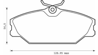 Placute frana fata Renault Clio 2 (Bb0/1/2, Cb0/1/2), 09.1998-, marca SRLine S70-0138