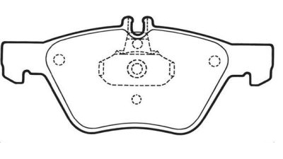 Placute frana fata Chrysler Crossfire Roadster, 05.2004-12.2008, marca SRLine S70-0142