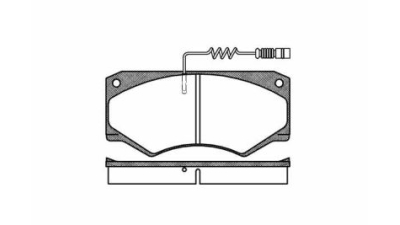 Placute frana fata Mercedes Clasa G (W460), 03.1979-08.1993, marca SRLine S70-0148