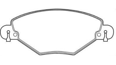 Placute frana fata Citroen C5 2 Break (Re), 09.2004-, marca SRLine S70-0160
