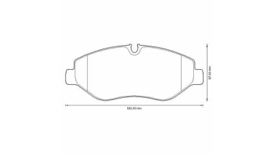 Placute frana fata Volkswagen Crafter 30-35 Bus (2e), 04.2006-12.2016, marca SRLine S70-0178
