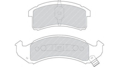 Placute frana fata Pontiac Trans Sport, 07.1989-12.1997, marca SRLine S70-0187