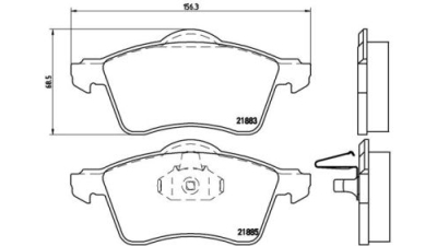 Placute frana fata Volkswagen Transporter 4 Platforma (70xd), 07.1990-04.2003, marca SRLine S70-0204