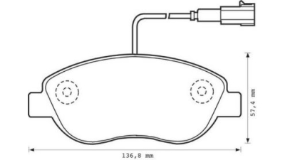 Placute frana fata Opel Combo Nadwozie Pełne / Estate (X12), 02.2012-, marca SRLine S70-0209