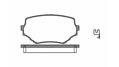 Placute frana fata Suzuki Grand Vitara 1 (Ft), 03.1998-08.2006, marca SRLine S70-0231