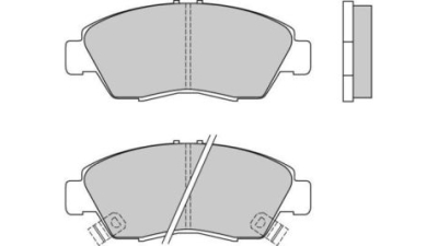 Placute frana fata Honda Civic 5 Coupe (Ej), 08.1993-03.1996, marca SRLine S70-0232