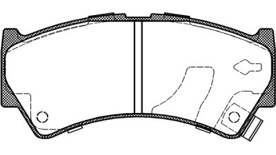 Placute frana fata Suzuki Baleno Combi (Eg), 04.1995-04.2005, marca SRLine S70-0242
