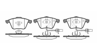Placute frana fata Audi A4 Cabriolet (8h7, B6, 8he, B7), 04.2002-03.2009, marca SRLine S70-0247