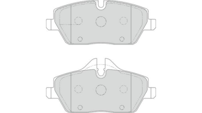 Placute frana fata Bmw Seria 1 (E81), 09.2006-12.2011, marca SRLine S70-0252