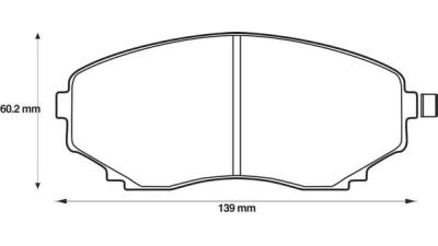 Placute frana fata Mazda Mpv 1 (Lv), 09.1988-09.1999, marca SRLine S70-0265