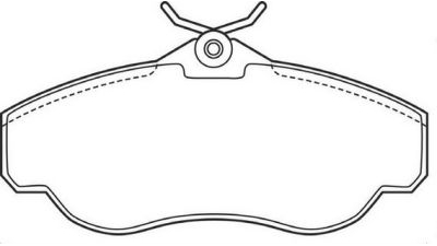 Placute frana fata Land Rover Discovery 2 (Lj, Lt), 10.1998-08.2004, marca SRLine S70-0275