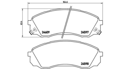 Placute frana fata Hyundai H-1 Cargo (Tq), 02.2008-, marca SRLine S70-0287