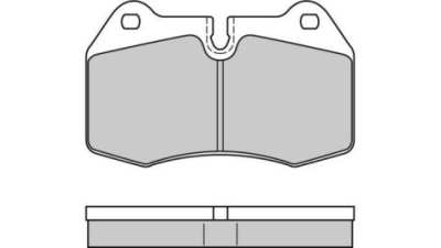 Placute frana fata Bmw 8 (E31), 04.1990-12.1999, marca SRLine S70-0295
