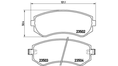 Placute frana spate Nissan Patrol Gr 2 Estate (Y61), 06.1997-, marca SRLine S70-0301