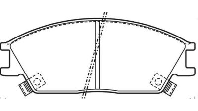 Placute frana fata Hyundai Accent 1 (X-3), 05.1994-01.2000, marca SRLine S70-0309