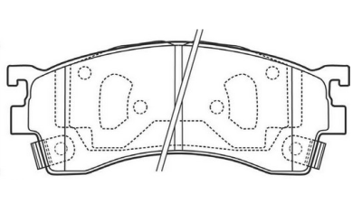 Placute frana fata Mazda 626 5 Hatchback (Gf), 05.1997-12.2002, marca SRLine S70-0320