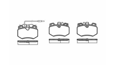 Placute frana fata Peugeot 309 1 (10c, 10a), 10.1985-12.1989, marca SRLine S70-0323