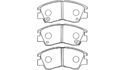Placute frana fata Mitsubishi L 200 (K3T, K2T, K1T, K0T), 01.1986-10.1996, marca SRLine S70-0324