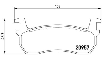 Placute frana fata Nissan Micra 1 (K10), 12.1982-11.1992, marca SRLine S70-0326