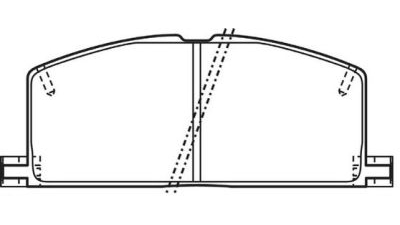 Placute frana fata Toyota Corolla (E9), 05.1987-09.1994, marca SRLine S70-0336