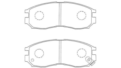 Placute frana fata Proton Persona 400 Hatchback (C9C, C9S), 01.1994-02.2008, marca SRLine S70-0337