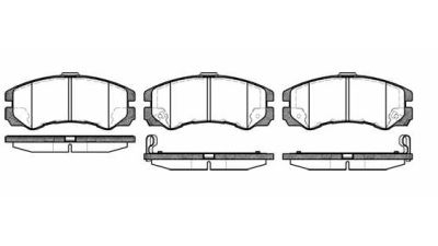 Placute frana fata Opel Frontera A (5Mwl4), 03.1992-10.1998, marca SRLine S70-0339