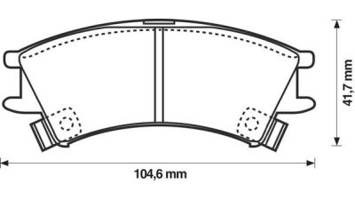 Placute frana fata Hyundai Atos (Mx), 01.1997-, marca SRLine S70-0341
