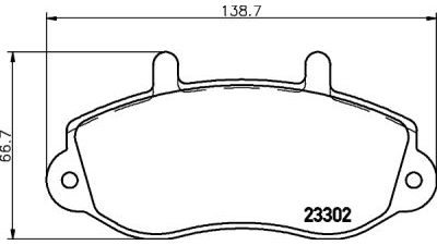 Placute frana fata Opel Movano Platforma (U9, E9), 07.1998-, marca SRLine S70-0377