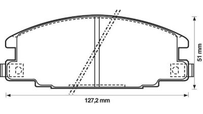 Placute frana fata Opel Frontera A (5Mwl4), 03.1992-10.1998, marca SRLine S70-0379