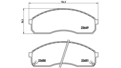 Placute frana fata Kia Carnival 1 (Up), 06.1998-10.2001, marca SRLine S70-0382