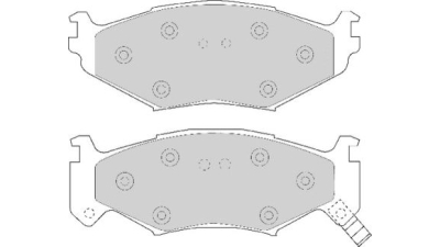 Placute frana fata Chrysler Le Baron Cabriolet, 09.1986-01.1997, marca SRLine S70-0386