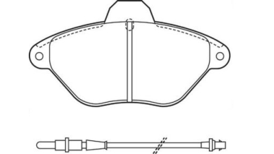 Placute frana fata Citroen Xantia (X2), 01.1998-04.2003, marca SRLine S70-0397