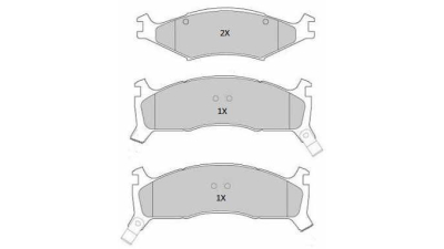 Placute frana fata Kia Sportage (K00), 04.1994-08.2004, marca SRLine S70-0401
