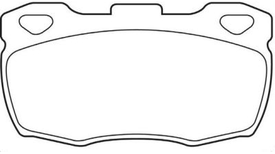 Placute frana fata Land Rover 90/110 (Dhmc), 09.1983-07.1990, marca SRLine S70-0405