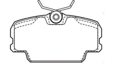 Placute frana fata Saab 900 1 Estate Coupe, 06.78-06.1994, marca SRLine S70-0408