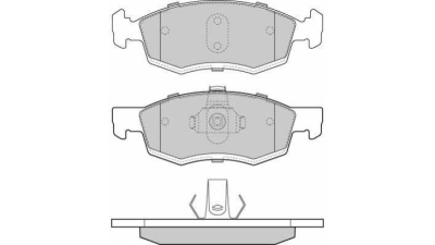 Placute frana fata Chevrolet Aveo Limuzina (T300), 03.2011-, marca SRLine S70-0413