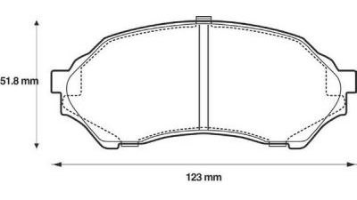 Placute frana fata Mazda 323 F 6 (Bj), 09.1998-05.2004, marca SRLine S70-0416