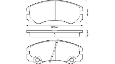 Placute frana fata Opel Frontera A (5Mwl4), 03.1992-10.1998, marca SRLine S70-0417