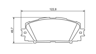 Placute frana fata Toyota Prius (Zvw3), 04.2009-, marca SRLine S70-0438
