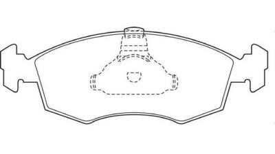 Placute frana fata Fiat Palio (178bx), 04.1996-, marca SRLine S70-0449