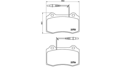 Placute frana fata Peugeot 406 Cupe (8c), 03.1997-02.2005, marca SRLine S70-0456
