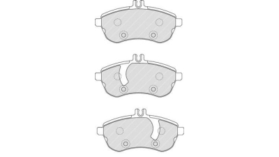 Placute frana fata Mercedes C Class (W204), 01.2007-01.2014, marca SRLine S70-0459