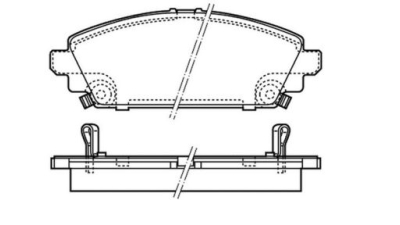 Placute frana fata Honda Accord 6 (Cg, Ck), 03.1997-12.2003, marca SRLine S70-0462