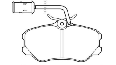 Placute frana fata Alfa Romeo 155 (167), 01.1992-12.1997, marca SRLine S70-0468