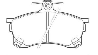 Placute frana fata Mitsubishi Carisma (Da), 07.1995-06.2006, marca SRLine S70-0470