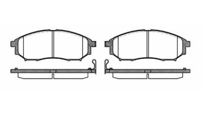 Placute frana fata Nissan Leaf, 11.2010-, marca SRLine S70-0471