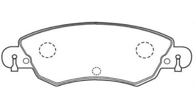 Placute frana fata Citroen C5 2 Break (Re), 09.2004-, marca SRLine S70-0489