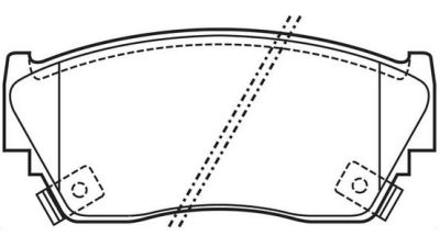 Placute frana fata Nissan 100 Nx (B13), 03.1990-01.1996, marca SRLine S70-0490