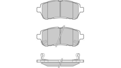 Placute frana fata Daihatsu Sirion (M3), 01.2005-, marca SRLine S70-0493